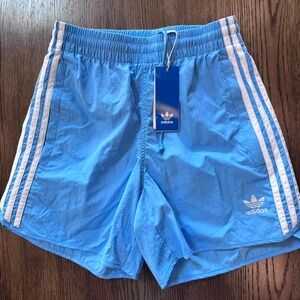 NWT XXL Adidas Originals Sprinter Shorts Blue Men's Trefoil 3-Stripes